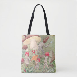 Personalisiert Elsa Beskow Fairytale Mushroom Tasc