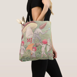 Personalisiert Elsa Beskow Fairytale Mushroom Tasc