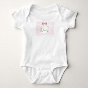 Personalisiert Emery Baby Girl Kinderzimmer Bow&Gi Strampler
