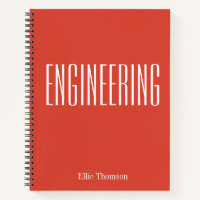 Personalisiert Engineering Graph Paper Simple Red
