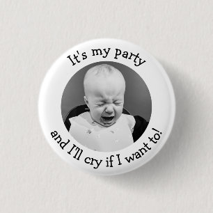 Personalisiert Es ist mein Party Foto Button