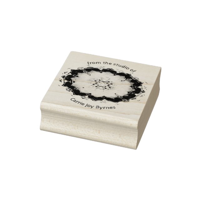 Personalisiert Etched Distressed Mandala Gummistempel (Stempel)