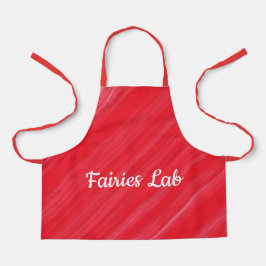 Personalisiert Fairies Labrador Rosa Rot Schürze