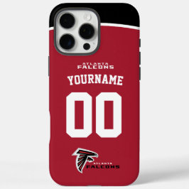 Personalisiert Falcons Jersey American Football iPhone 16 Pro Max Hülle
