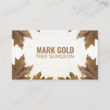 Personalisiert "Fallen Blätter on Wood" (amerikani