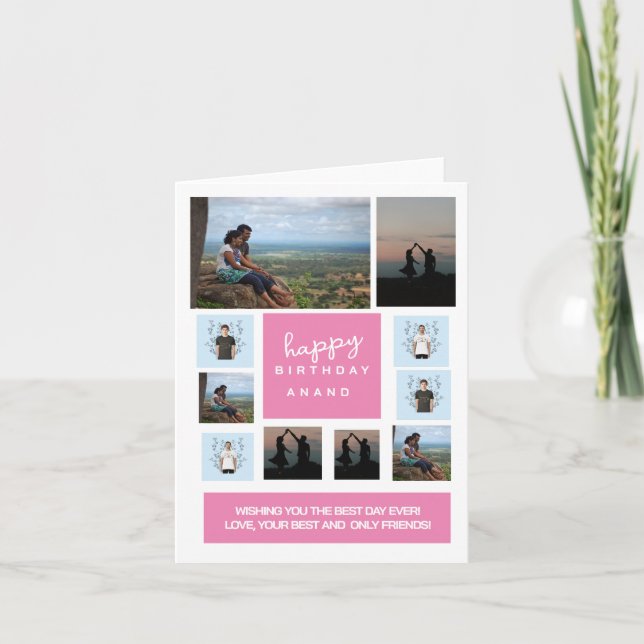 Personalisiert - Faltkarte Karte (Vorderseite)