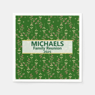 Personalisiert Family Wiedersehen Napkins Serviette
