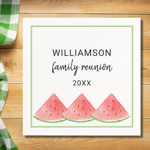 Personalisiert Family Wiedersehen Watermelon Serviette