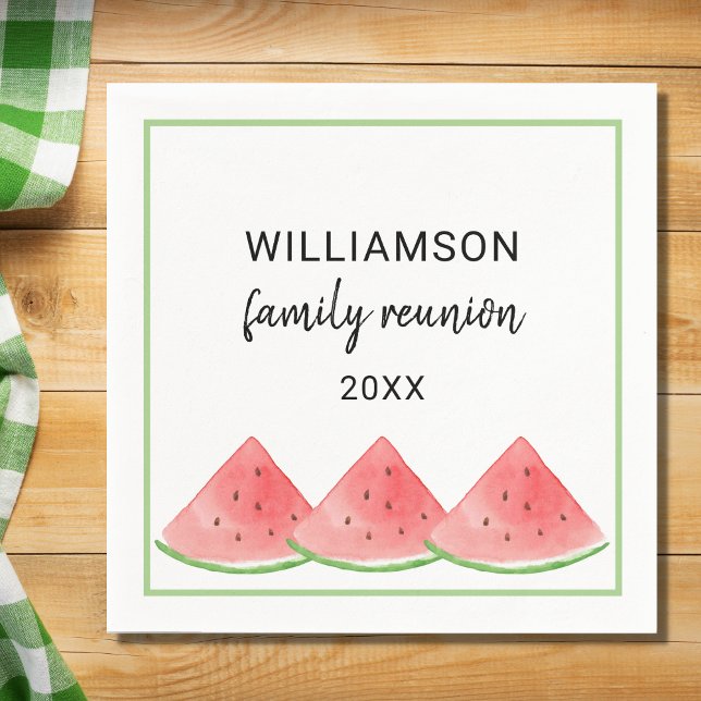 Personalisiert Family Wiedersehen Watermelon Serviette (Von Creator hochgeladen)