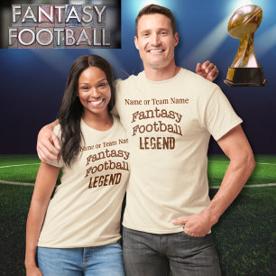 Personalisiert Fantasy Football T Shirts Funny