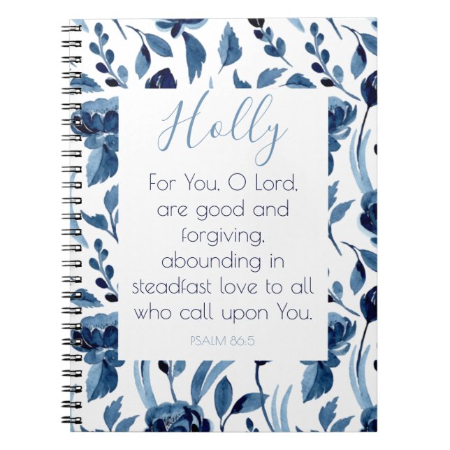 Personalisiert Favorite Bible Verse Notebook Journ Notizblock (Vorderseite)