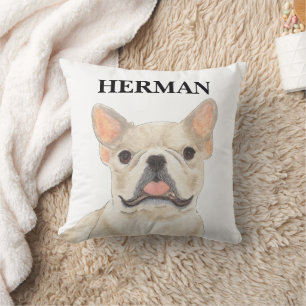 Personalisiert Fawn Tan Frenchie French Bulldog Kissen