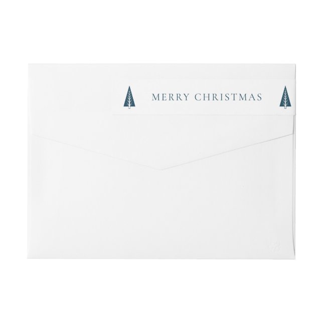 Personalisiert festliche Weihnachten (Rückseite)