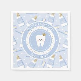 Personalisiert First Tooth Paper Napkin Serviette