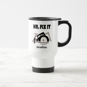 Personalisiert Fix It Travel Mug Reisebecher