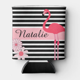 Personalisiert Flamingo Dosenkühler