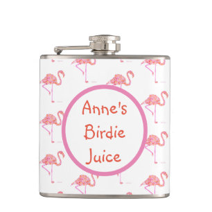 Personalisiert Flamingo Golf Flask Flachmann