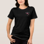 Personalisiert Flamingo Wine Drinker Novelty Gag<br><div class="desc">Niedlicher personalisierter Flamingo Gag T - Shirt. Fügen Sie Ihren Namen oder Ihre Nachricht hinzu,  indem Sie oben auf die Schaltfläche "Personalisieren" klicken</div>