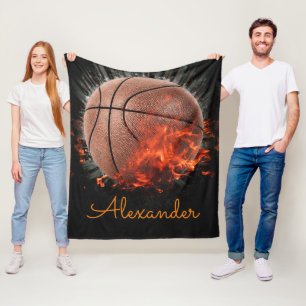 Personalisiert Flammball Fleecedecke