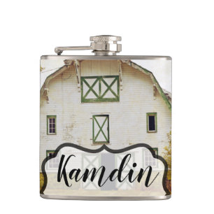 Personalisiert Flask Sunset Barland Rustikales Fie Flachmann