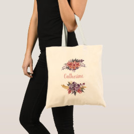 Personalisiert Floral Bouquet Tragetasche