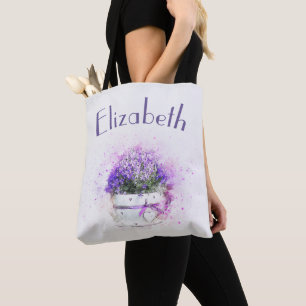 Personalisiert Floral Watercolor Lila Lilac
