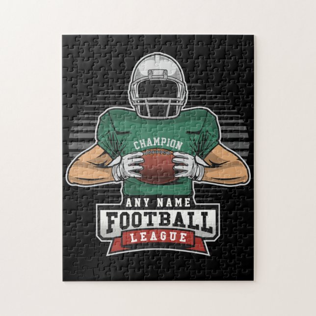 Personalisiert Football League Player Champ Puzzle (Vertikal)