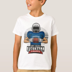 Personalisiert Football League Player Champ T-Shirt