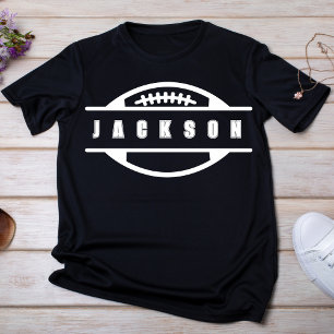 Personalisiert Football Monogram T-Shirt