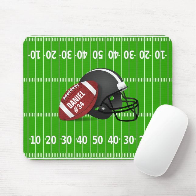 Personalisiert Football Mouse Pad Mousepad (Mit Mouse)