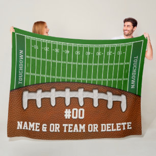 Personalisiert Football Senior Night Gift Ideen Fleecedecke