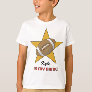 Personalisiert Football Star T - Shirt