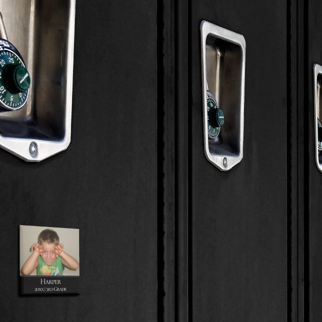 Personalisiert Foto Magnet | Einfache Namensstufe  (Von Creator hochgeladen)