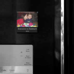 Personalisiert Foto Magnet   Jahr der Minimalistis