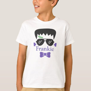 Personalisiert Frankenstein Halloween T - Shirt