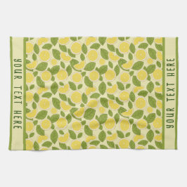 Personalisiert Fresh Lemon Geschirrtuch