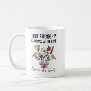 Personalisiert Friendly Blumenbezeichnungen Kaffeetasse