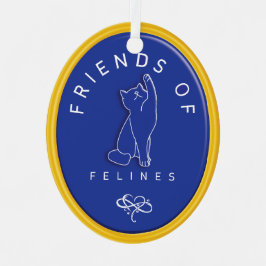 Personalisiert Friends of Felines Ornament