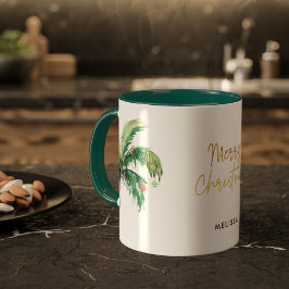 Personalisiert frohe Weihnachtsbaumtage Tasse