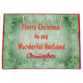 Personalisiert Frohe Weihnachtsmusik Große Geschenktüte