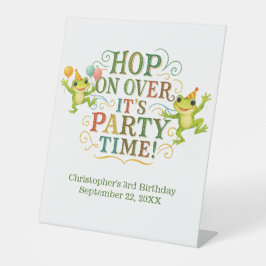 Personalisiert Froschkind Kinder Junge Mädchen Geb Sockelschild