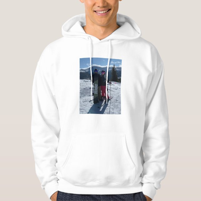 Personalisiert Fügen Sie Ihr eigenes Foto Hoodie h (Vorderseite)