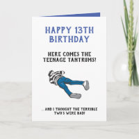 Personalisiert Funny 13. Geburtstag | Teenager