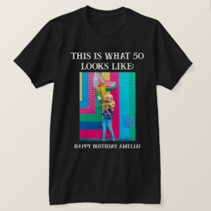 Personalisiert Funny 50. Meilenstein Geburtstag T T-Shirt