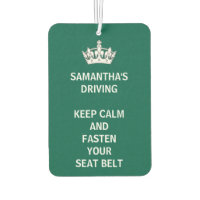 Personalisiert Funny Behielt Calm Emerald Green Dr