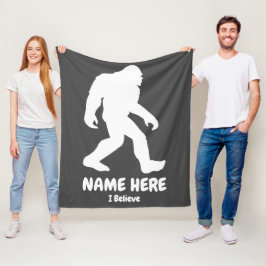 Personalisiert Funny Bigfoot Sasquatch Blanket Fleecedecke