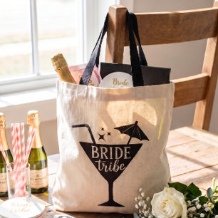 Personalisiert Funny Bride Tribe Bachelorette Tragetasche