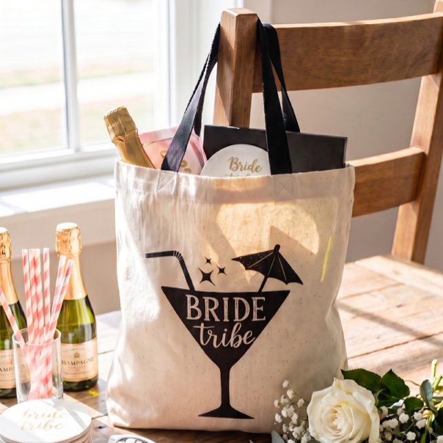 Personalisiert Funny Bride Tribe Bachelorette Tragetasche (Von Creator hochgeladen)