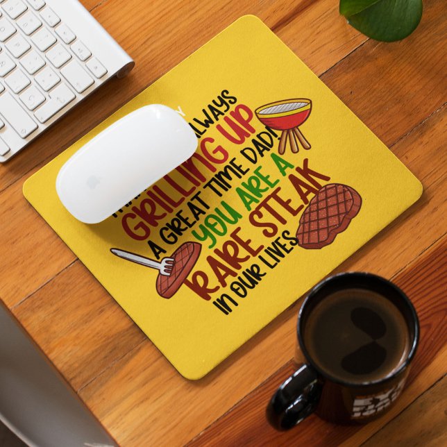 Personalisiert Funny Grill Koch Daddy Mousepad (Von Creator hochgeladen)