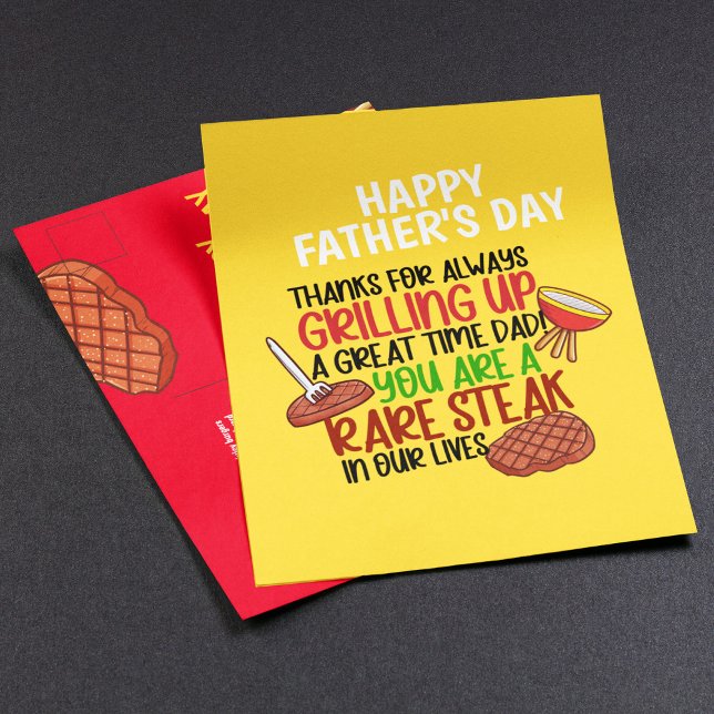 Personalisiert Funny Grill Koch Daddy Postkarte (Von Creator hochgeladen)